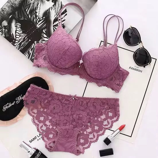 Supportive Lace Bra Panty