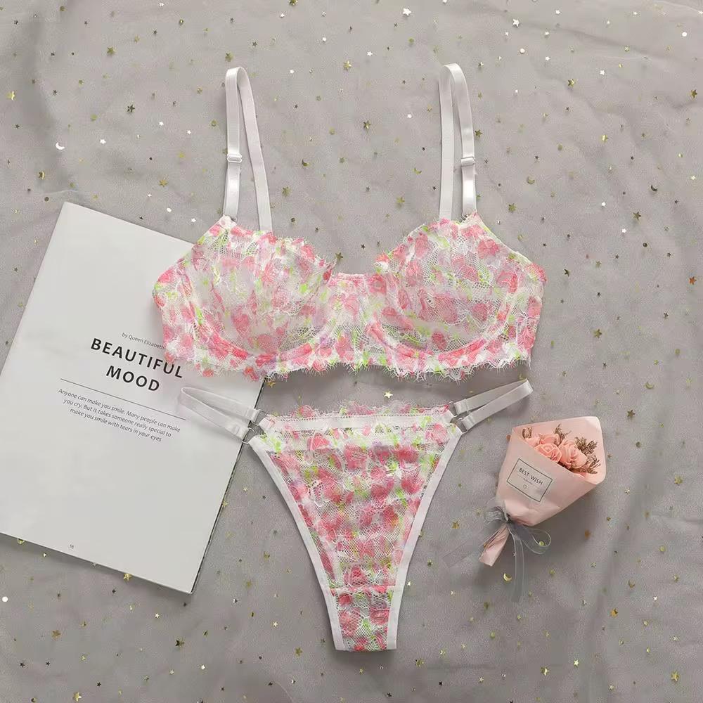 Rose Petal Bra Panty