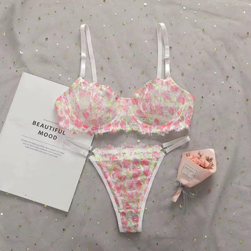 Rose Petal Bra Panty